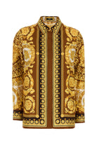 PRINTED SILK SHIRT Versace PRINTED 40