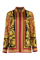 BAROCCO SILK SHIRT Versace PARADE BAROCCO RED 40