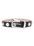 THE BENNY BELT WITH STUDS Khaite BLACK 90