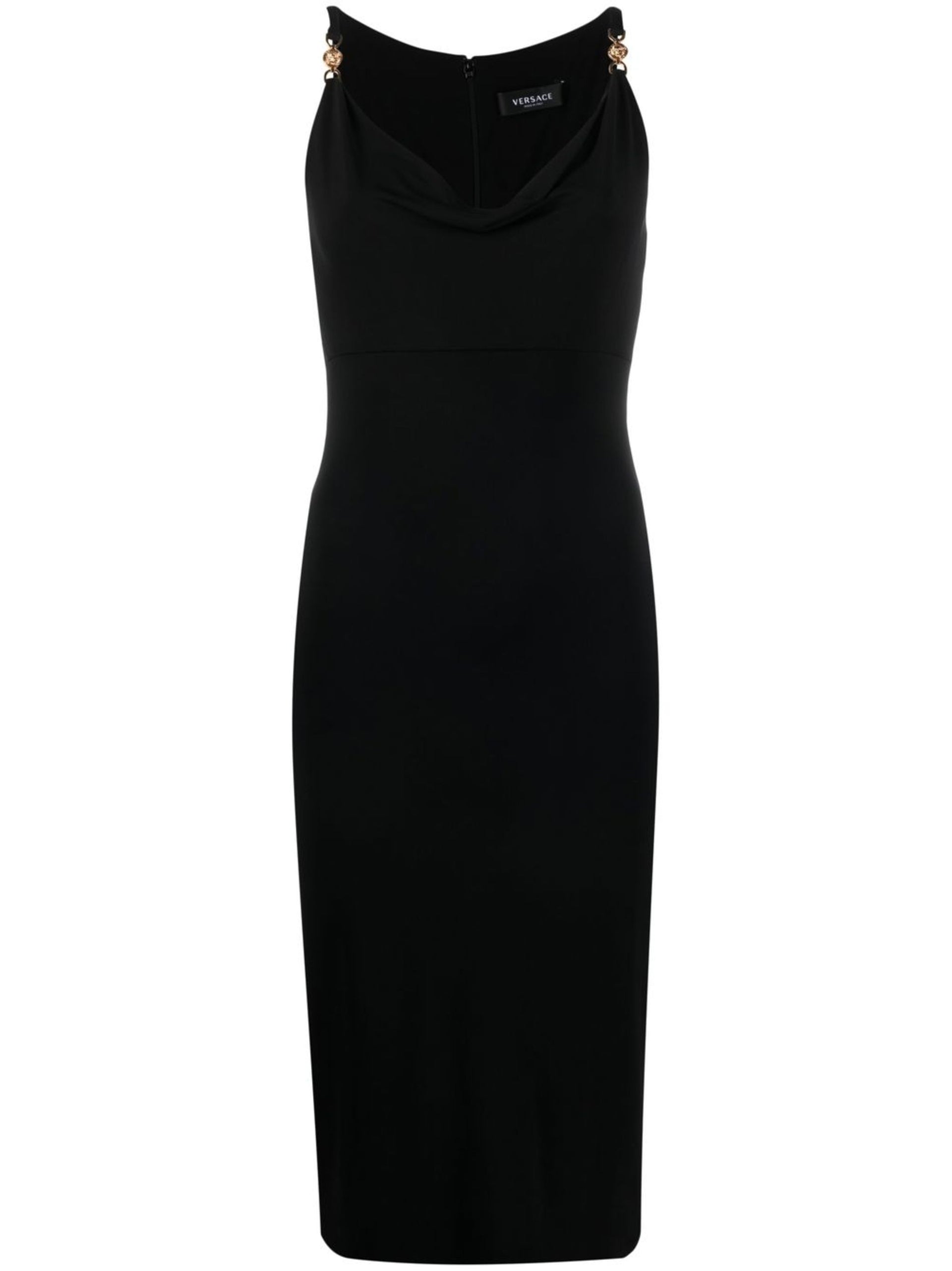 MEDUSA `95 BLACK MIDI DRESS