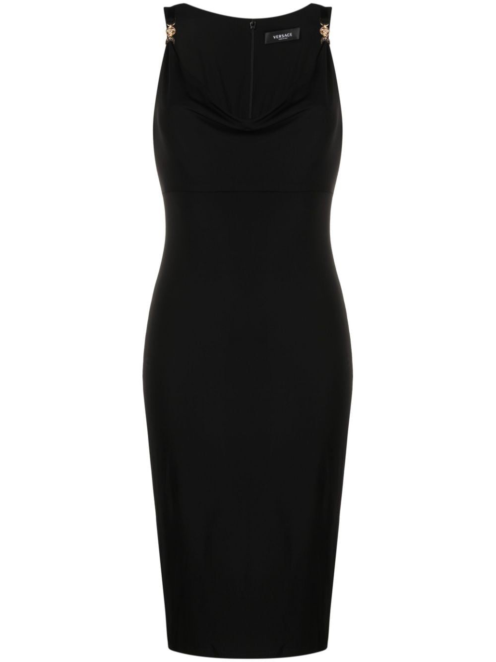 BLACK SILK DRESS
