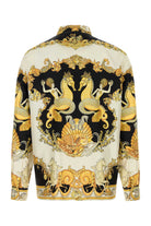 PRINTED SILK SHIRT Versace