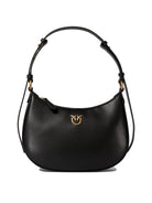 BLACK LEATHER BAG Pinko BLACK U
