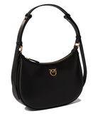 BLACK LEATHER BAG Pinko