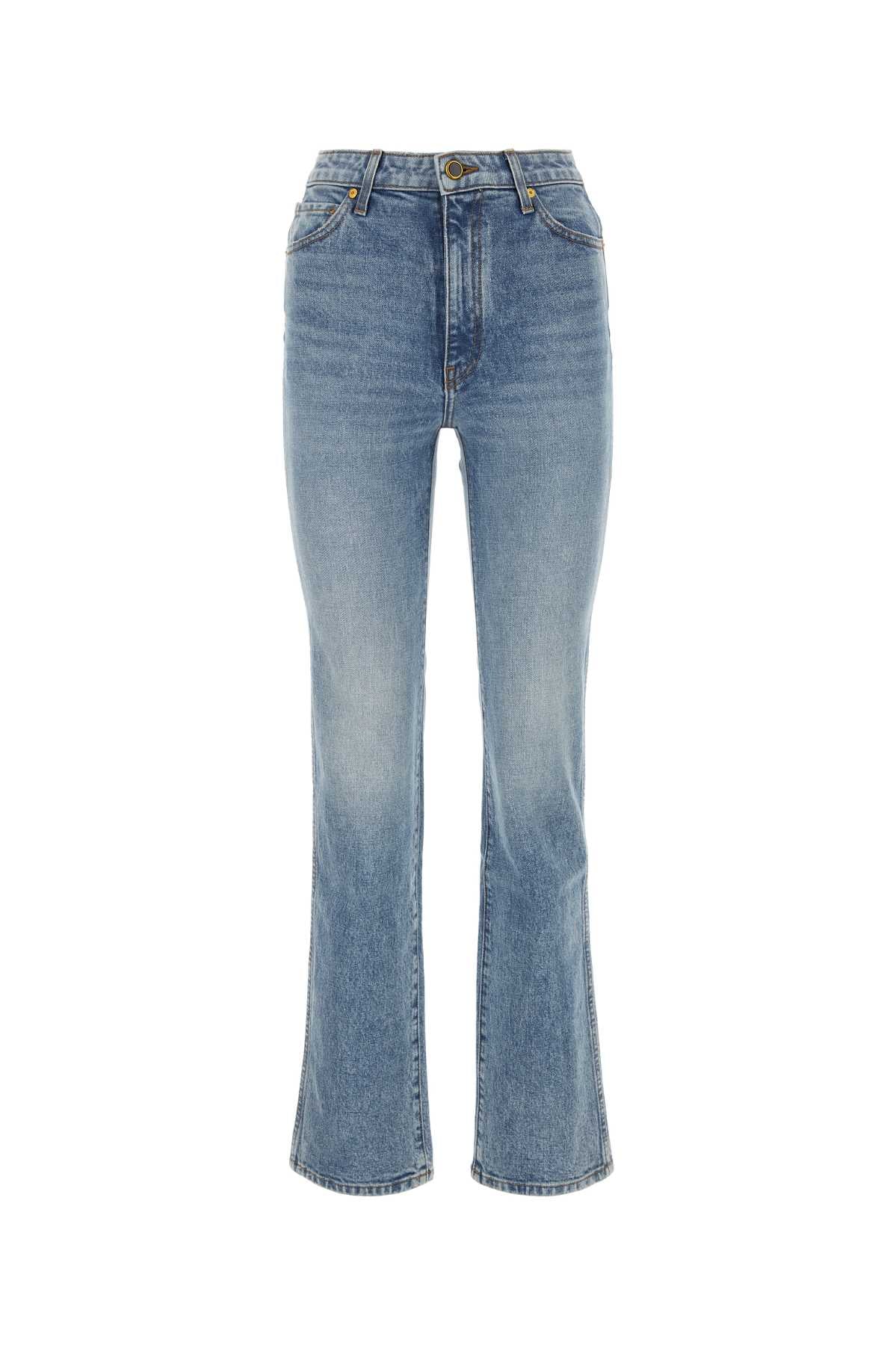 DENIM JEANS Khaite LIGHT BLUE 25