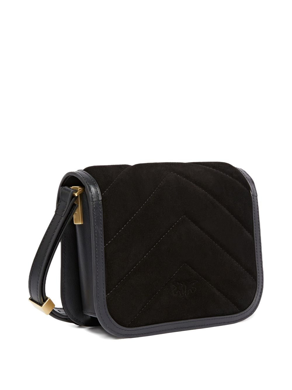 BLACK LEATHER BAGS Pinko