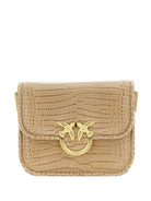 BEIGE LEATHER BAGS Pinko BEIGE UNI