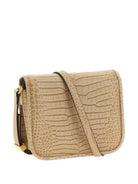 BEIGE LEATHER BAGS Pinko
