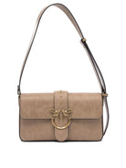 BEIGE LEATHER CROSSBODY BAG Pinko BEIGE U