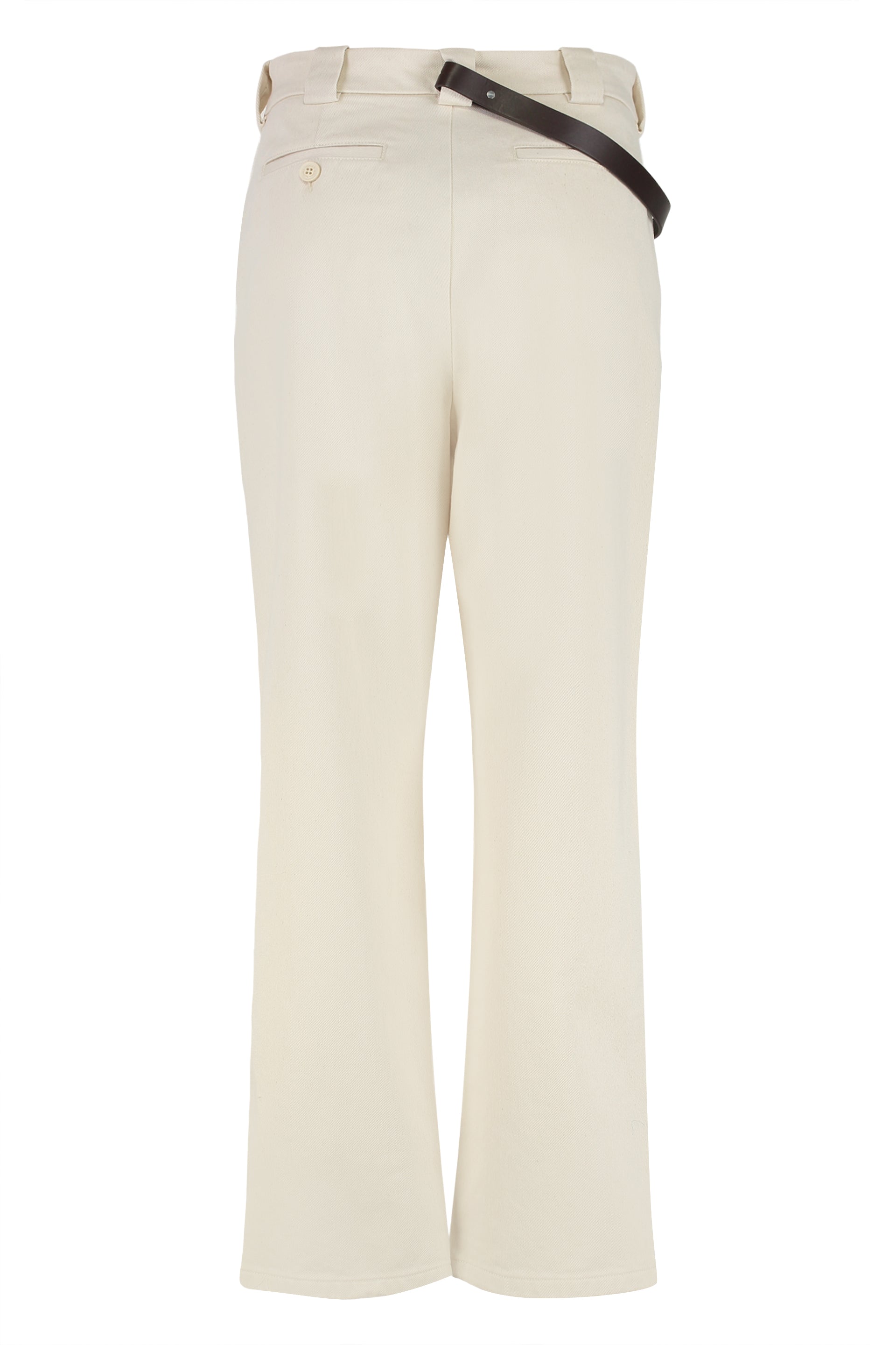 PINKO X PATRICK MCDOWELL - PAINT COTTON DRILL TROUSERS Pinko