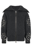 NEW GAVI WOOL-BLEND CARDIGAN Pinko grey XS