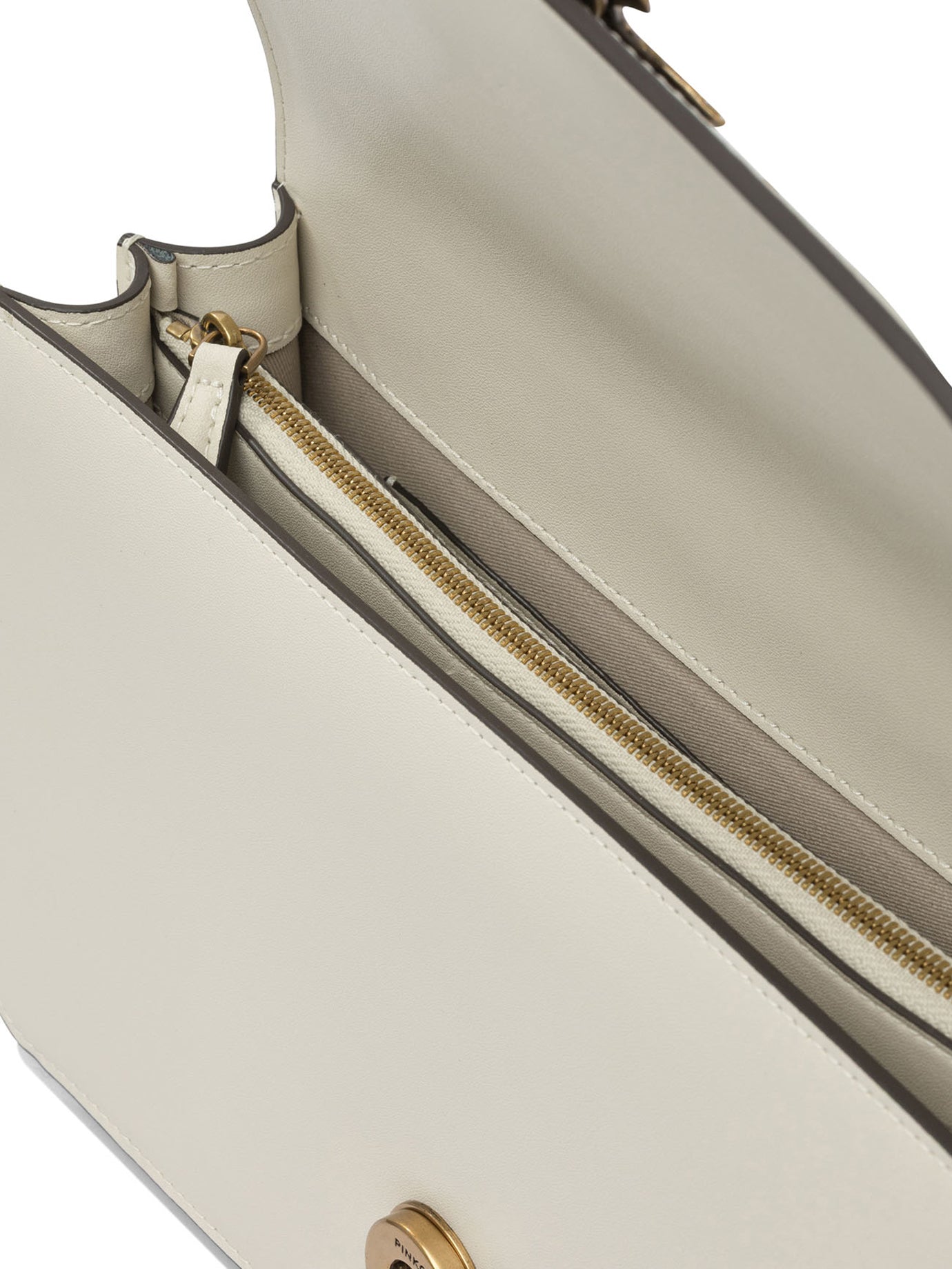 WHITE LEATHER CROSSBODY BAG Pinko