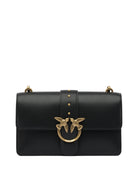 BLACK LEATHER CROSSBODY BAG Pinko BLACK UNI