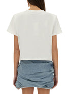 TSHIRT CON CROCHET BRA Magda Butrym