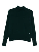 TURTLE-NECK WOOL JUMPER Victoria Beckham GREEN S