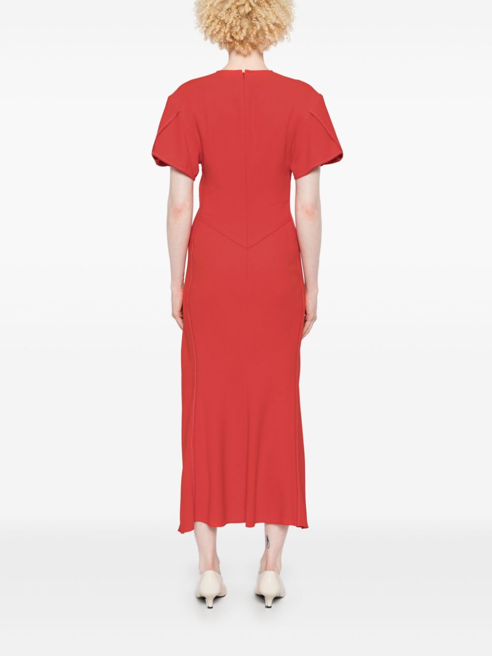 GATHERED DETAILS DRESS Victoria Beckham