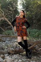 Beyond by Vera Lexie vest with cap sleeves, side angle