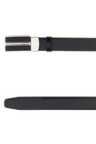 BLACK LEATHER REVERSIBLE BELT MONTBLANC