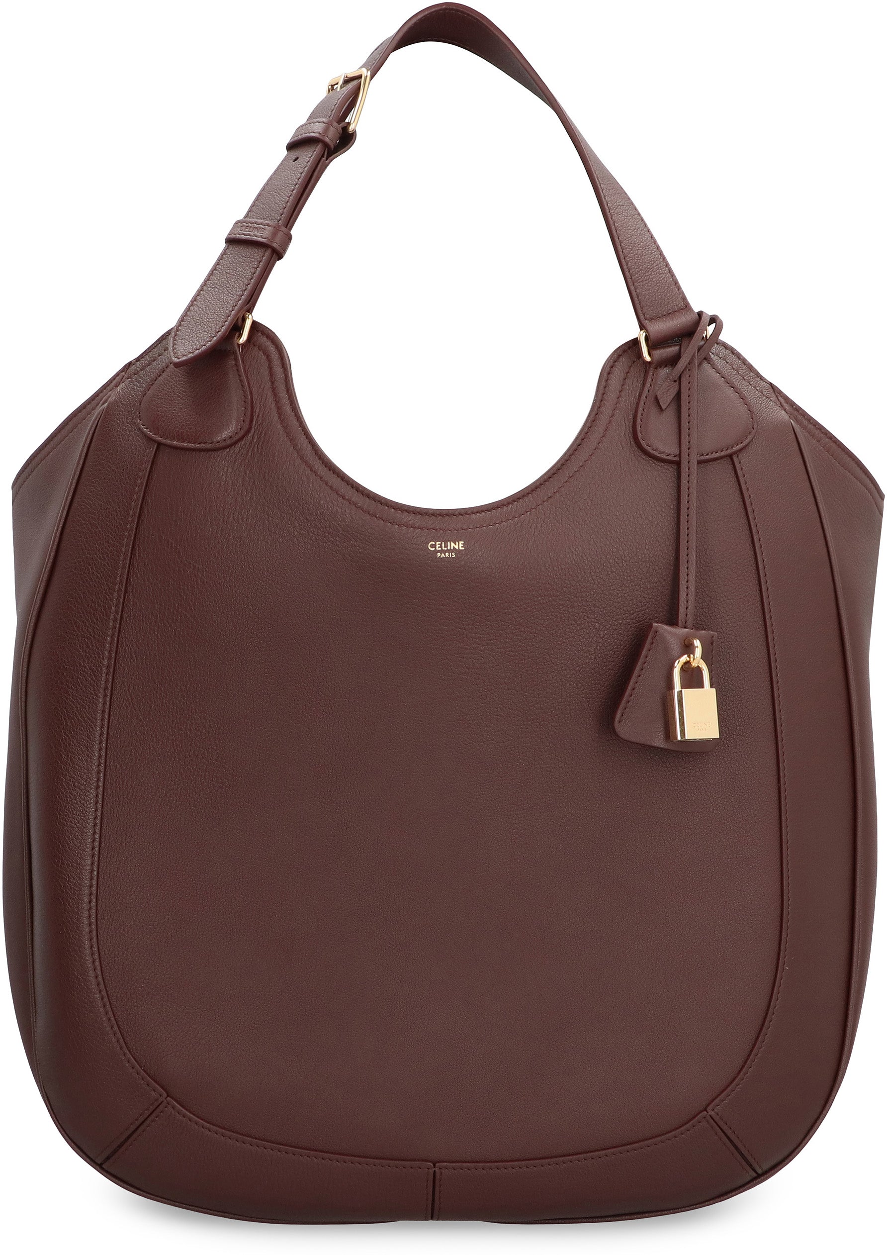 CELINE MEO LEATHER SHOULDER BAG Celine