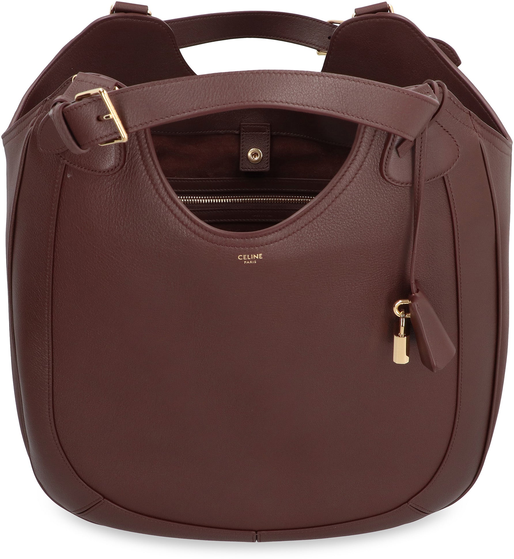 CELINE MEO LEATHER SHOULDER BAG Celine