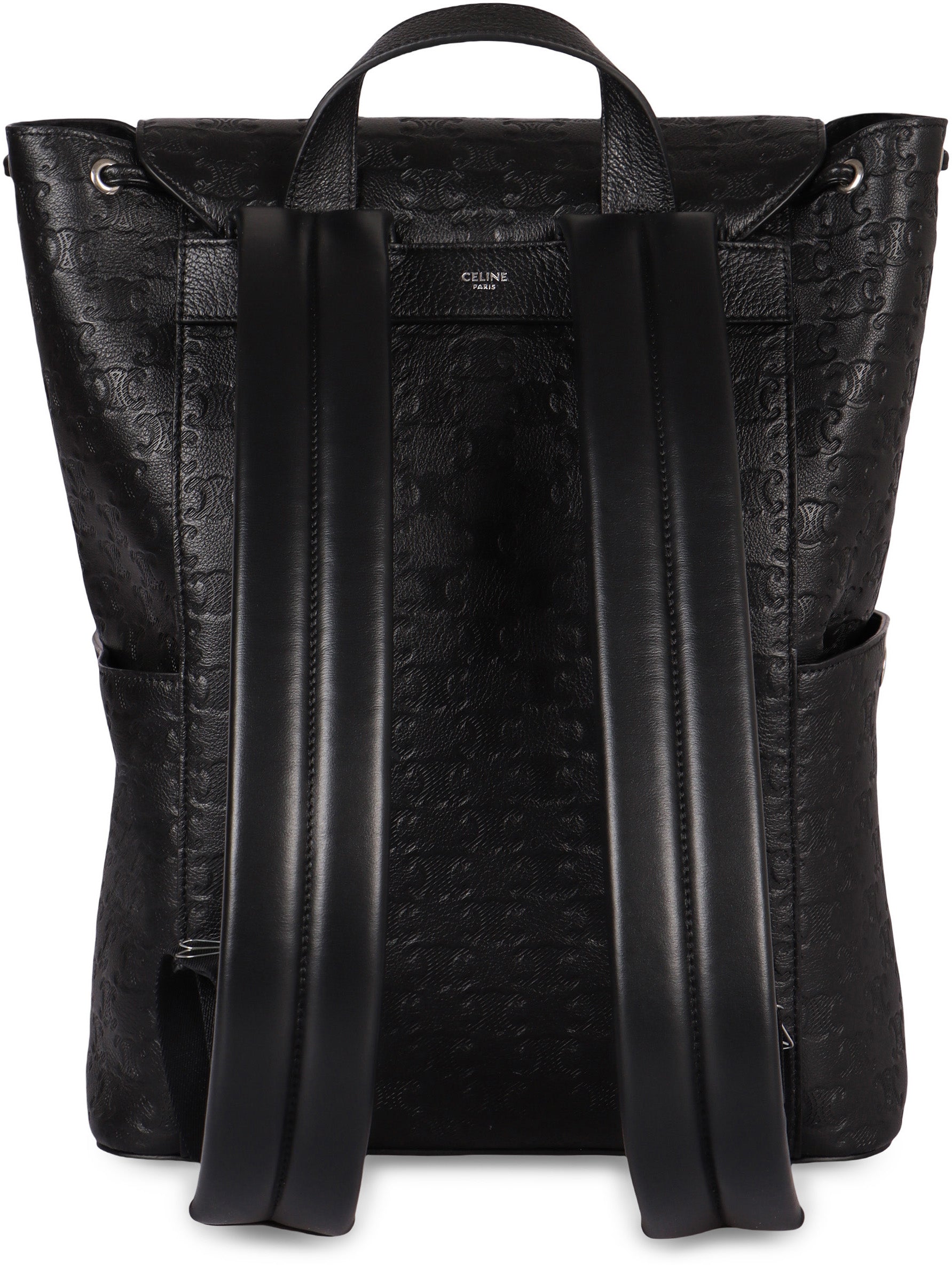 PRINTED LEATHER BACKPACK Celine