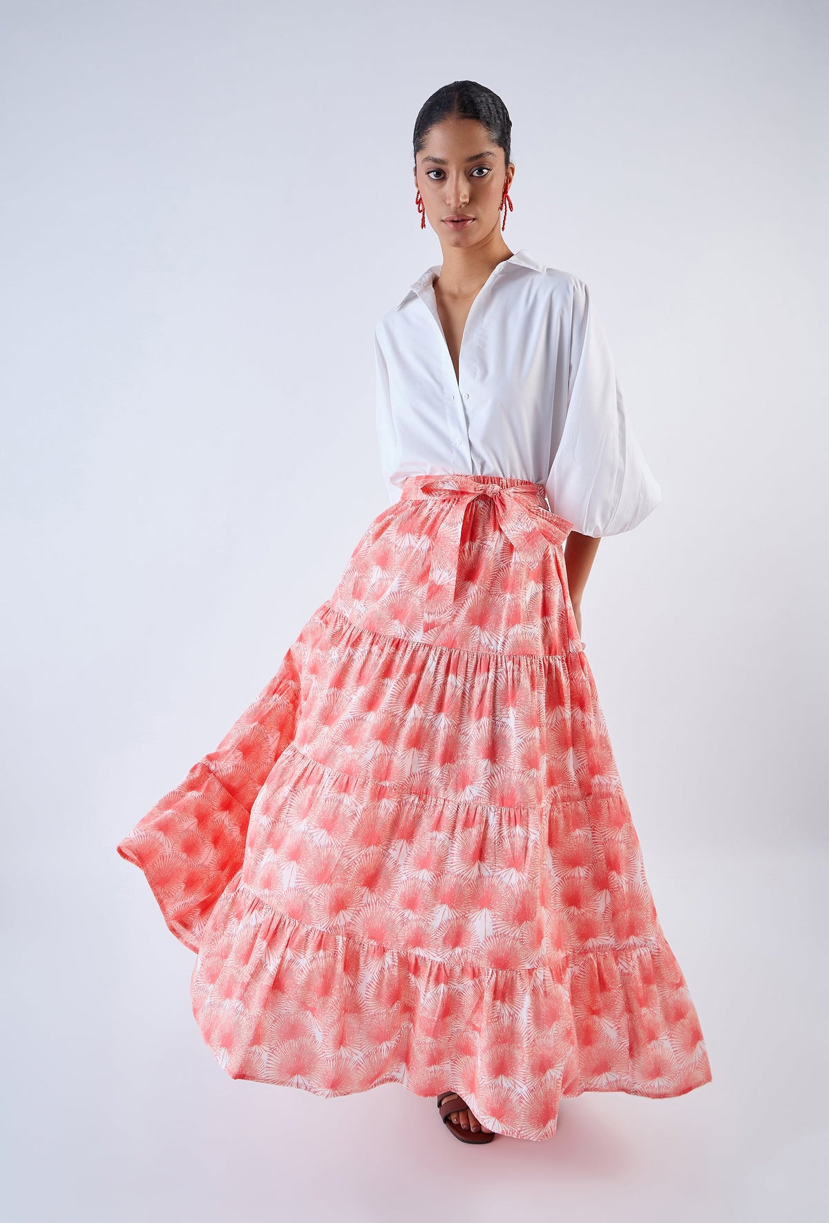 Beyond by Vera Gia skirt showing hidden side pocket detail, close-up view