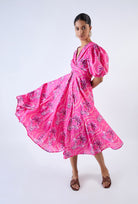 Beyond by Vera Lola dress back view with tie closure option
