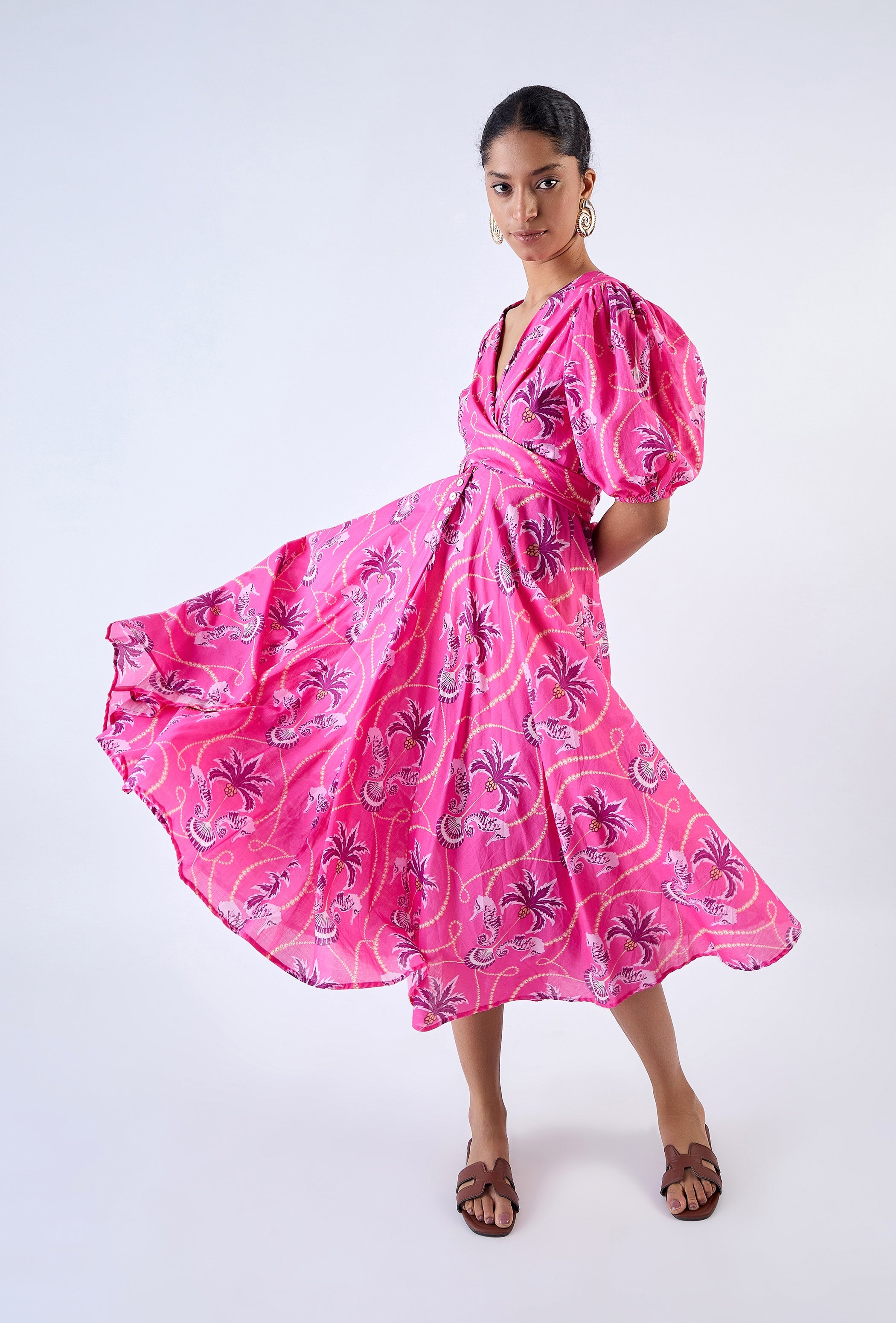 Beyond by Vera Lola dress back view with tie closure option
