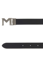 BLACK LEATHER REVERSIBLE BELT MONTBLANC