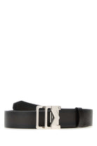 DARK BROWN LEATHER BELT MONTBLANC BROWN TU