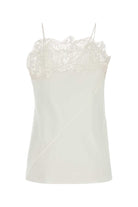 WHITE CREPE TOP Ferragamo