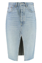 DENIM SKIRT RE/DONE Denim 28