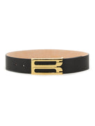 JUMBO FRAME BELT Victoria Beckham BLACK 90