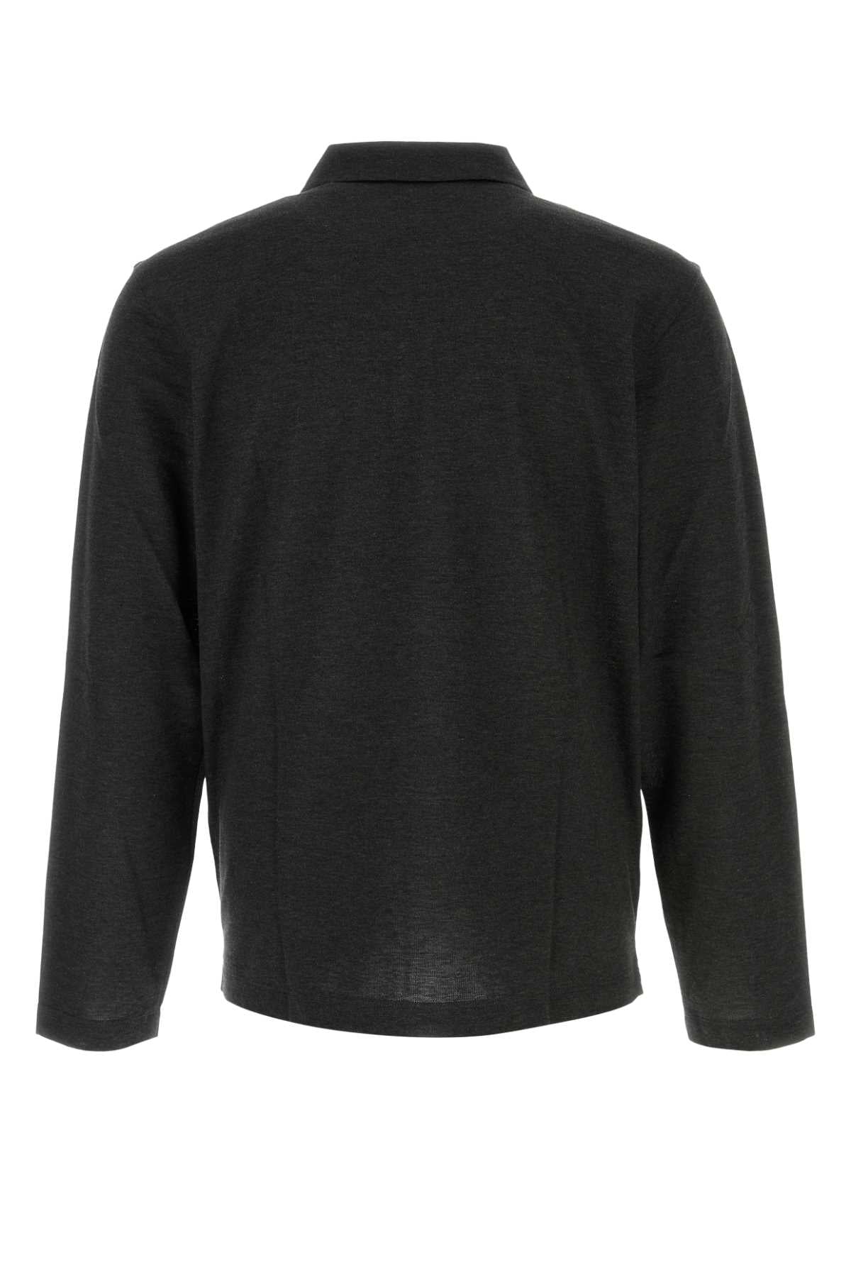 GRAPHITE COTTON BLEND POLO SHIRT Ferragamo