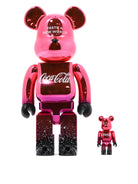 BE@RBRICK COCA-COLA CREATIONS 100% & 400% TOY Medicom Toy FUCHSIA U
