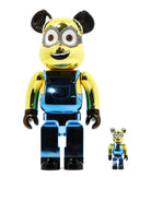 "BE@RBRICK DAVE CHROME" 100% AND 400% TOY Medicom Toy GOLD UNI