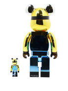 "BE@RBRICK DAVE CHROME" 100% AND 400% TOY Medicom Toy