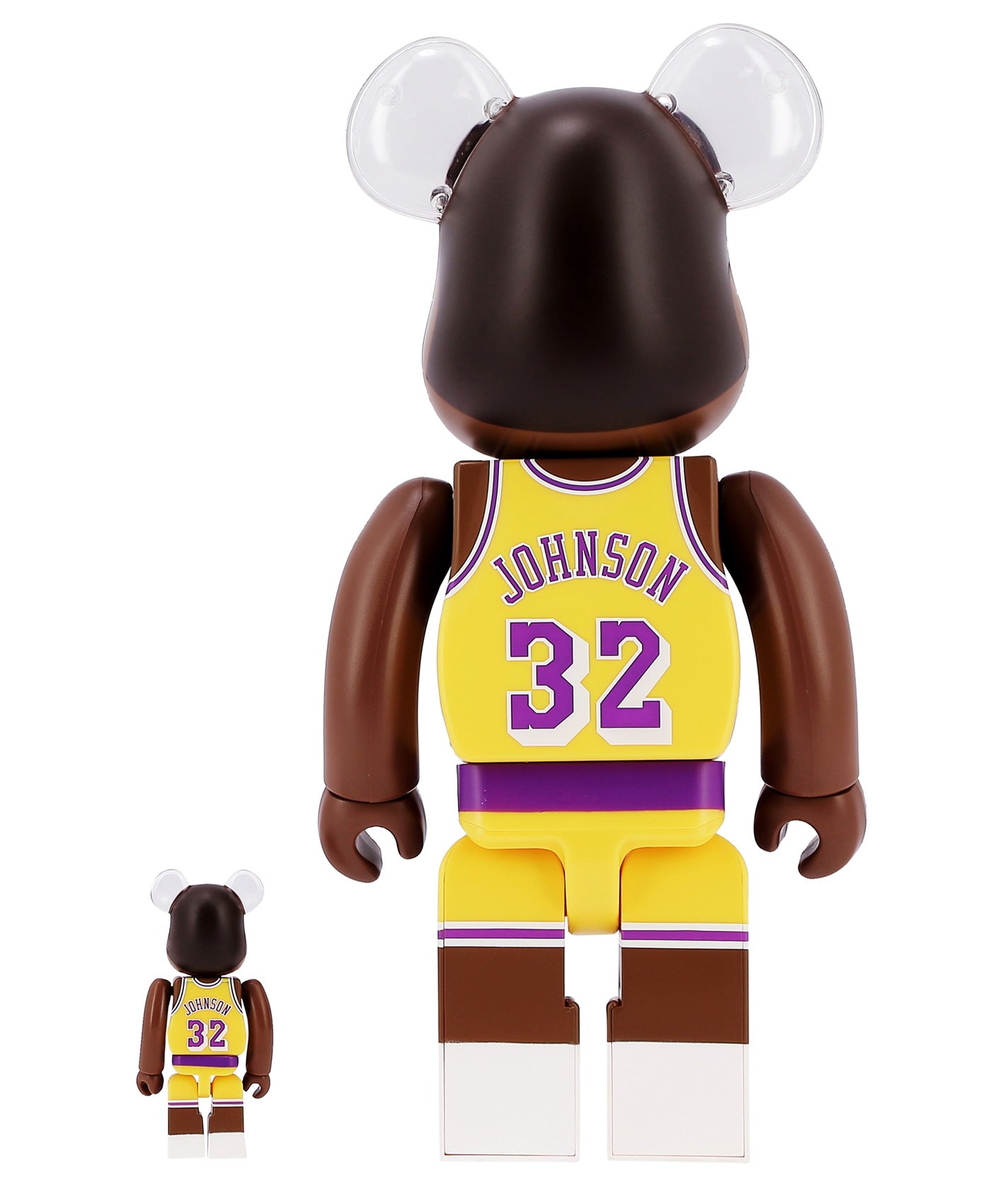 "BE@RBRICK MAGIC JOHNSON" 100% AND 400% TOY Medicom Toy
