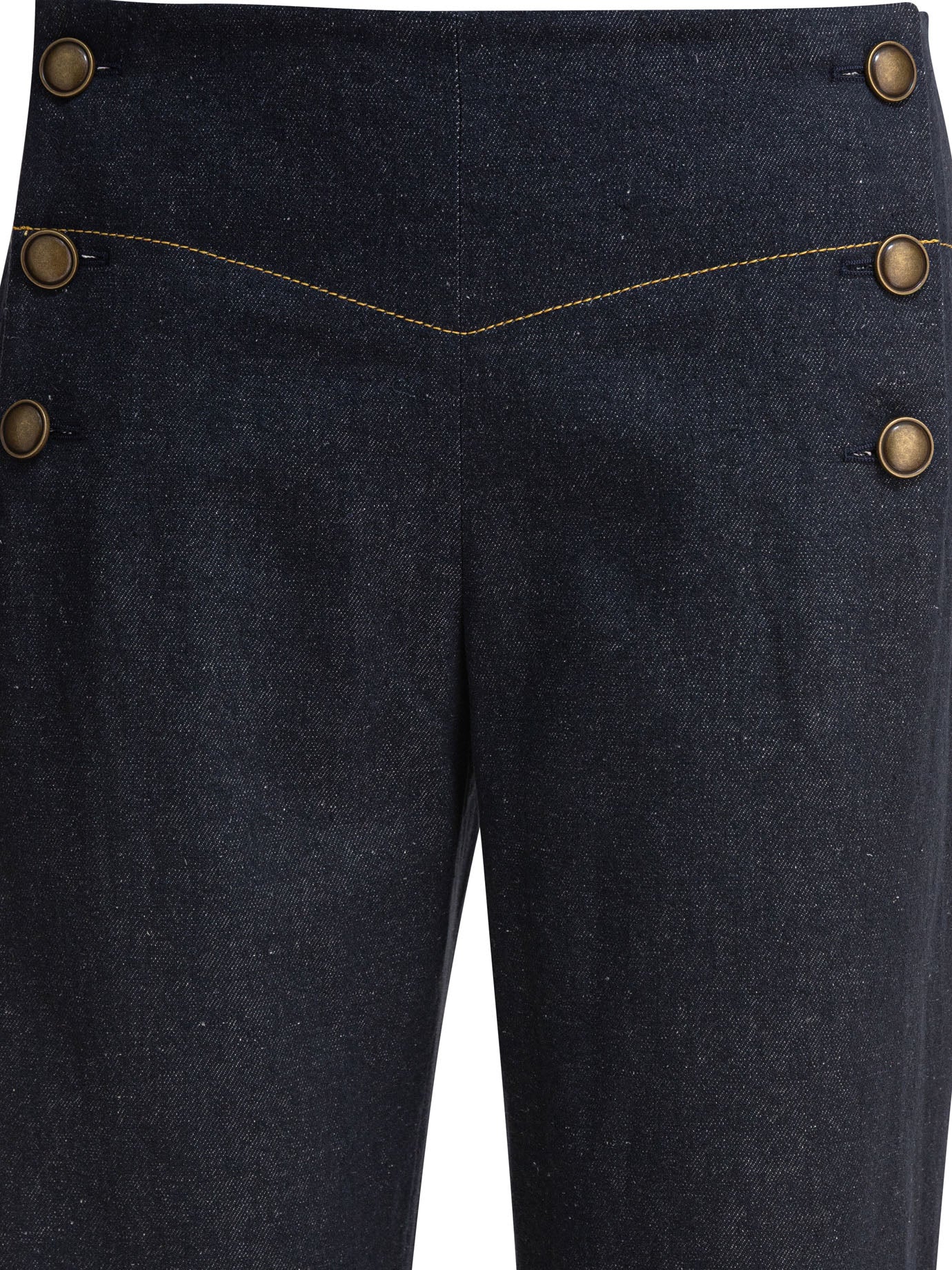BLUE VISCOSE TROUSERS Ines de la Fressange