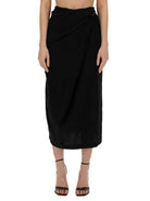 SKIRT WITH HOOK Alysi BLACK 42