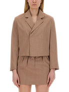 CROPPED JACKET Alysi BROWN 40