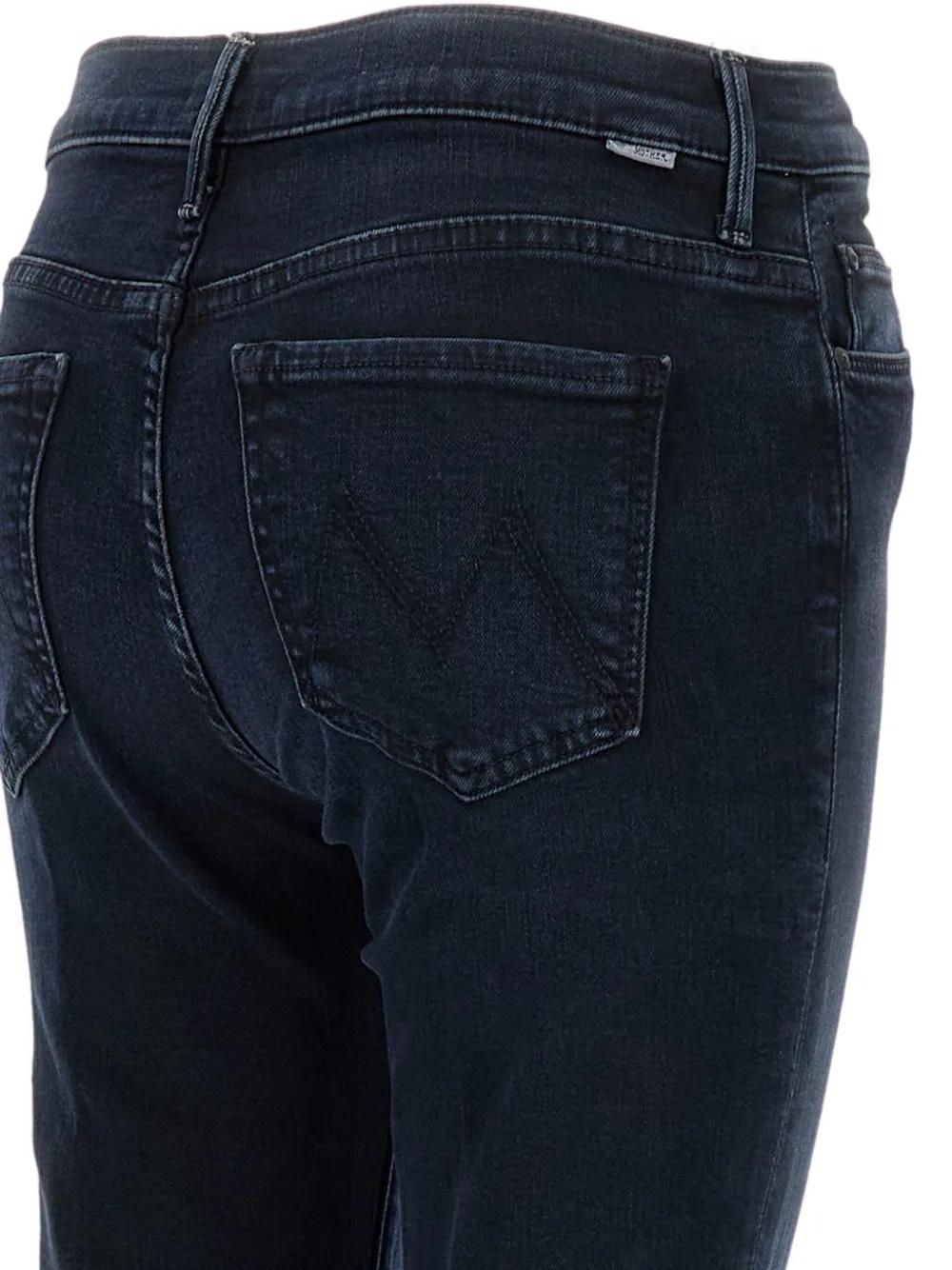 MIDNIGHT BLUE STRETCH DENIM THE WEEKENDER JEANS Mother