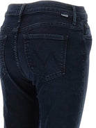 MIDNIGHT BLUE STRETCH DENIM THE WEEKENDER JEANS Mother
