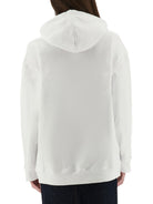 SWEATSHIRT WITH TEDDY PRINT MOSCHINO COUTURE WHITE XS