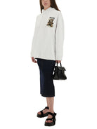 SWEATSHIRT WITH TEDDY PRINT MOSCHINO COUTURE