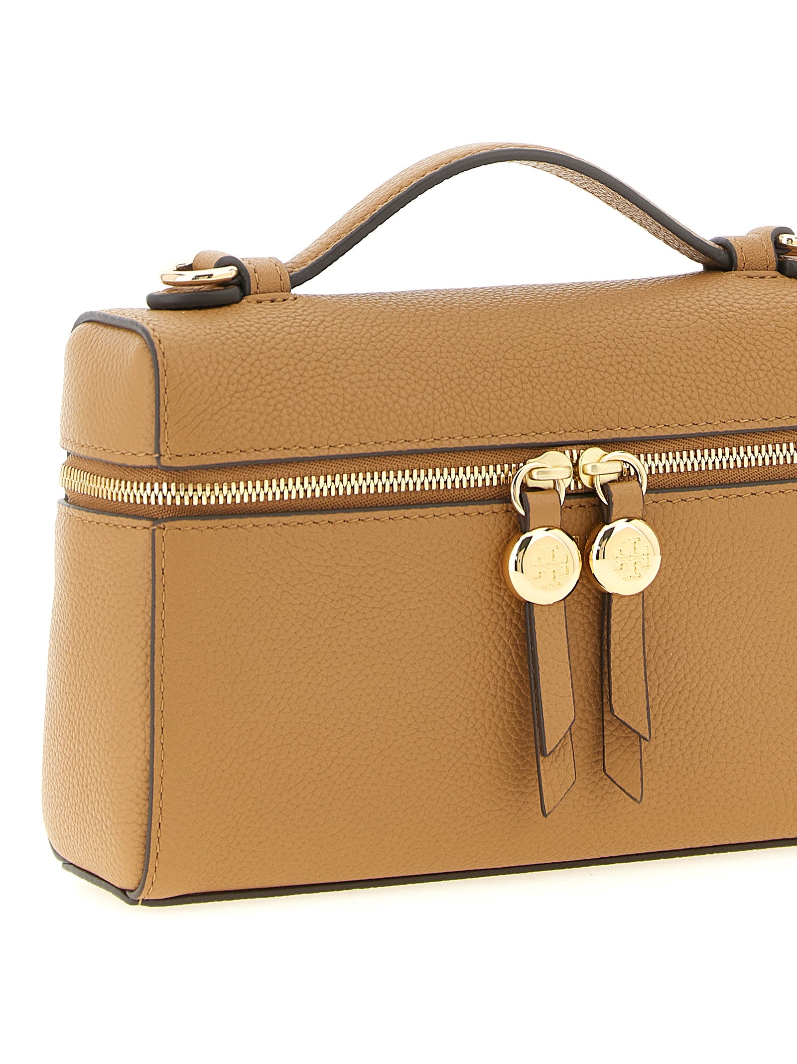 Tory Burch Romy Slim bag showing adjustable shoulder strap detail