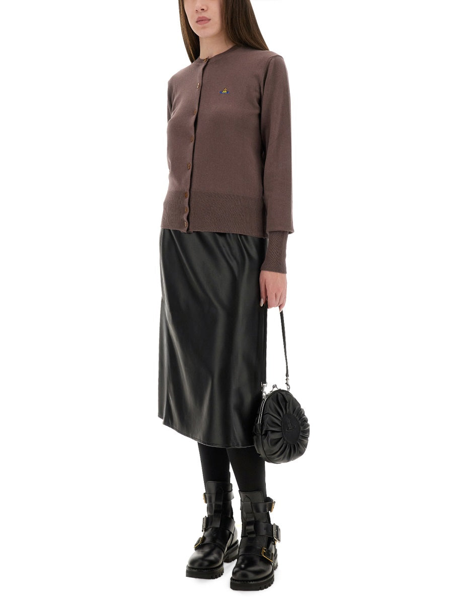 BROWN COTTON CASHMERE SWEATERS Vivienne Westwood