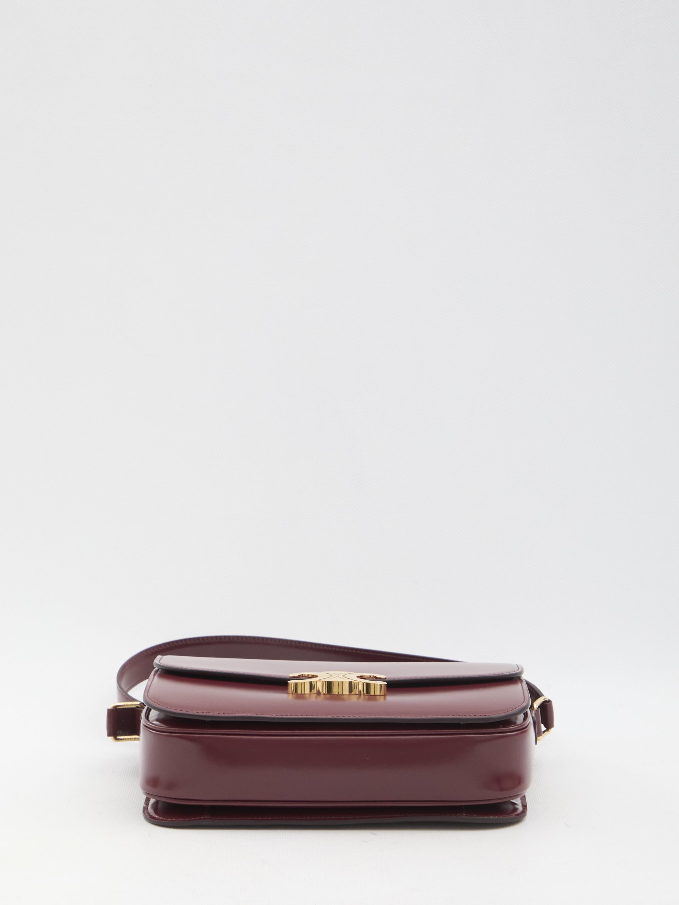 TRIOMPHE CLASSIQUE LEATHER CROSSBODY BAG Celine
