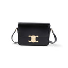 TEEN TRIOMPHE SHOULDER BAG Celine BLACK UNICA