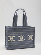 CABAS THAIS GRANDE JACQUARD FABRIC TOTE Celine